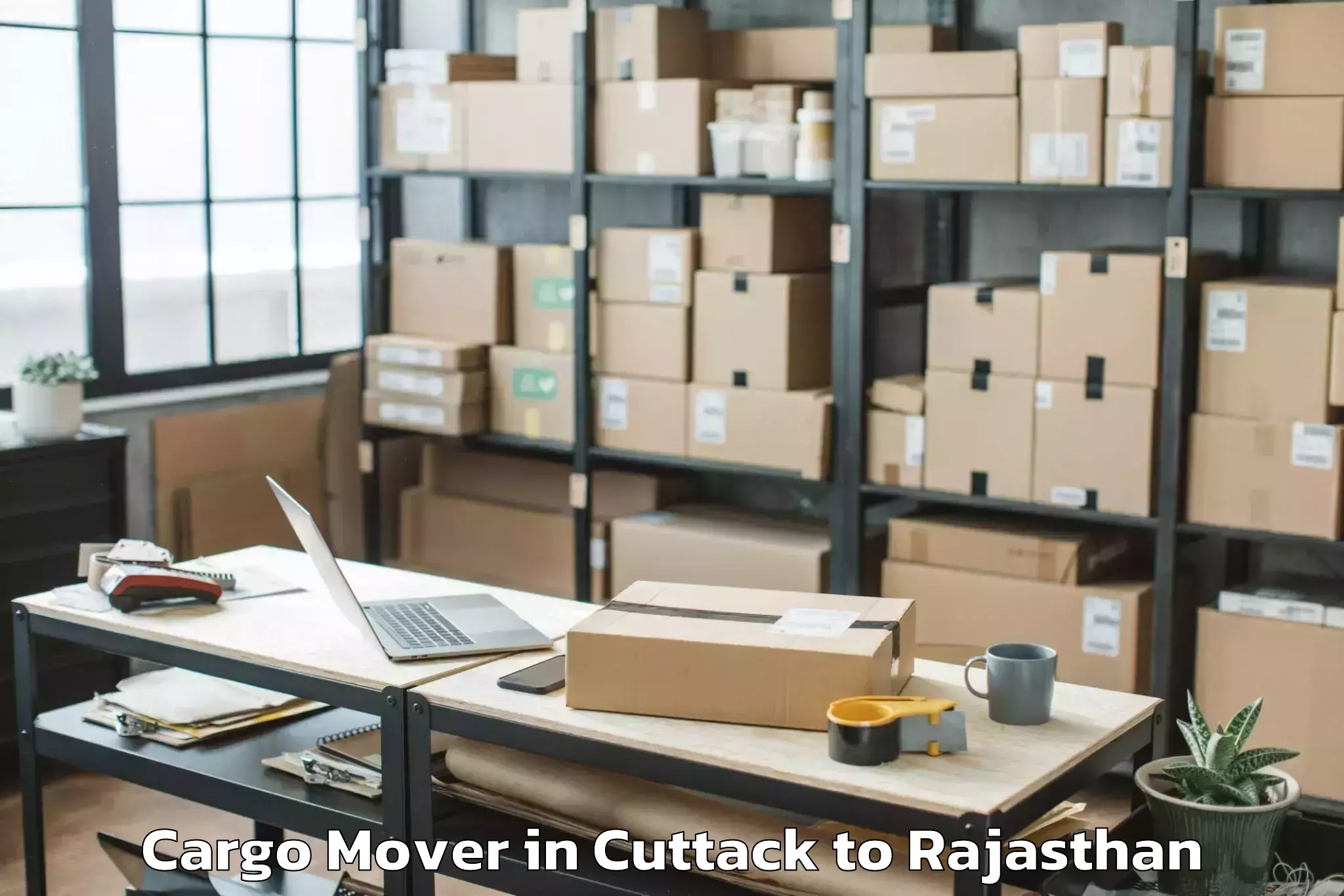 Hassle-Free Cuttack to Sangam University Bhilwara Cargo Mover